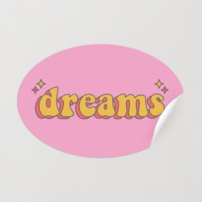 Dream Big Stickers, Positive Vibes Labels, Happy Post Stickers, Positive  Labels, Cute Happy Mail Sticker, Mailing Stickers, Dream Big Labels 