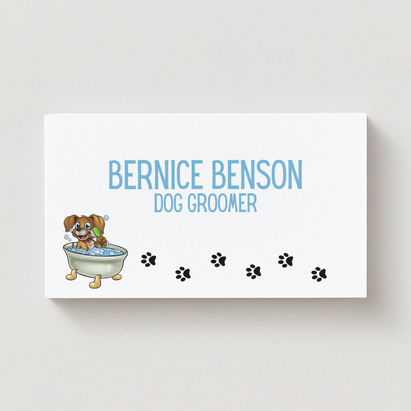 Dog Grooming Loyalty Cards Dog Grooming Business Printable Business Card Pet  Business Grooming Salon Loyalty Card Dog Groomer 