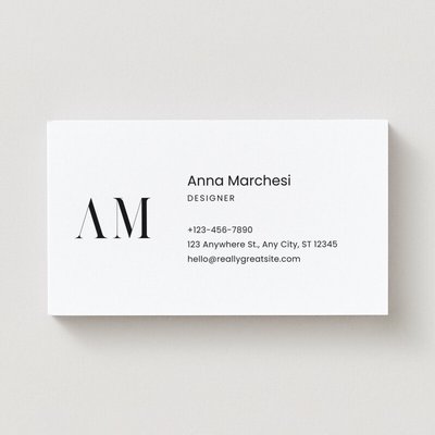 Minimalist Business Card Template, Printable Business Cards, Professional  Premade Calling Cards, Personalized Digital Template by Senti. 