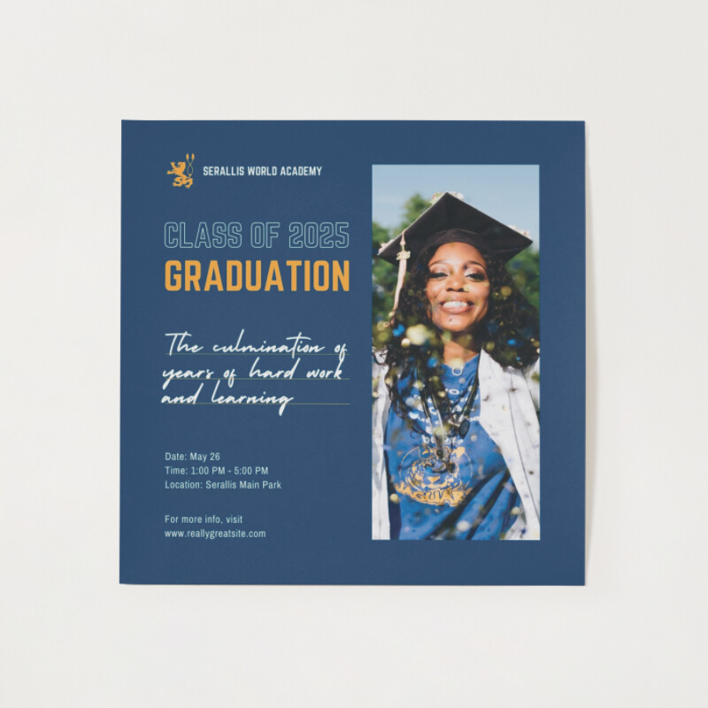 Free, printable, customizable graduation poster templates | Canva