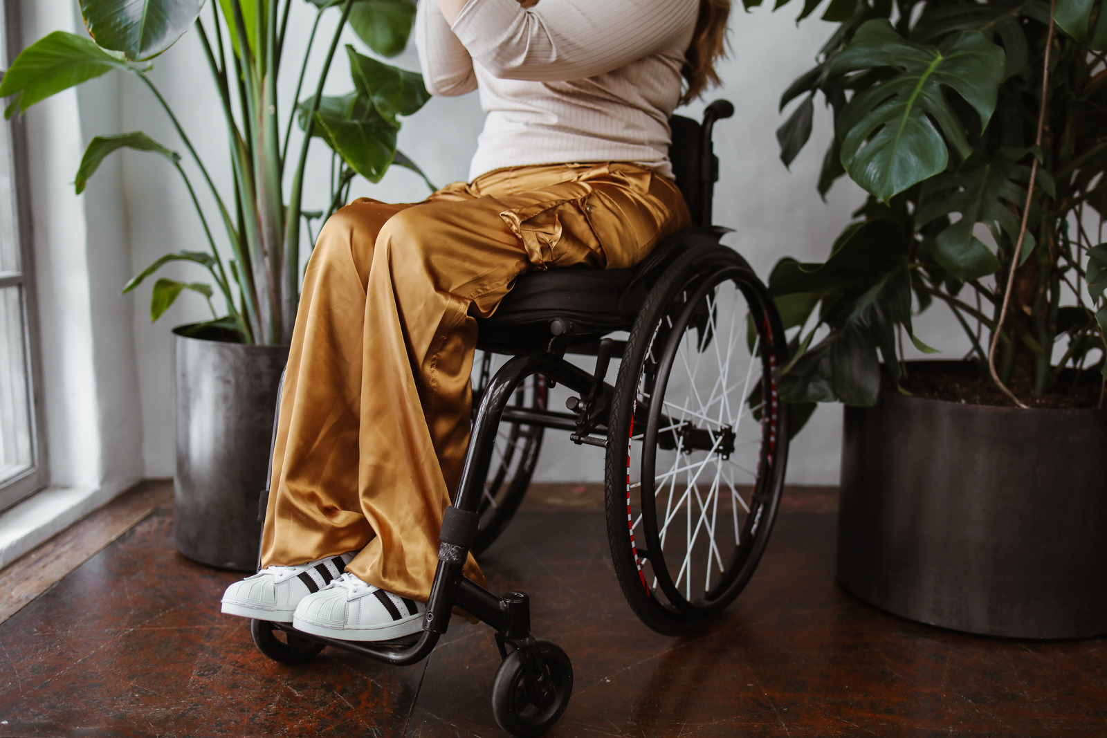 Person Affected by Disability sitting in wheelchair