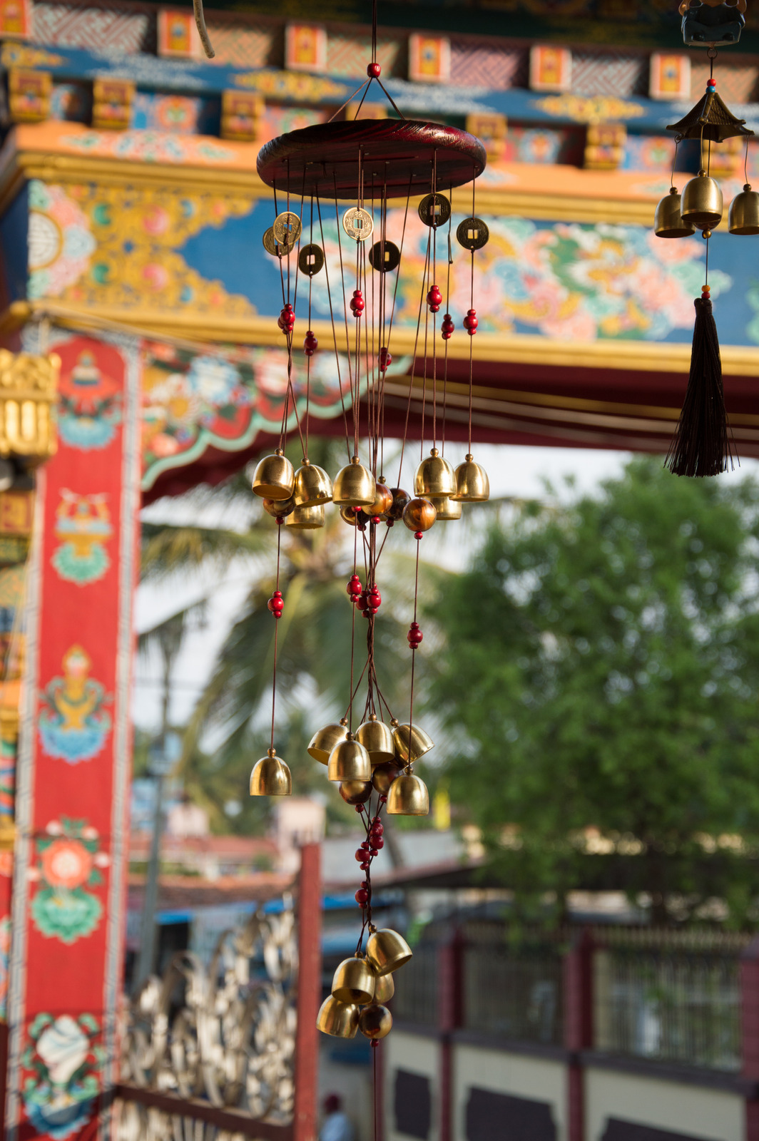 Shallow Focus Photo of Brown Wind Chimes