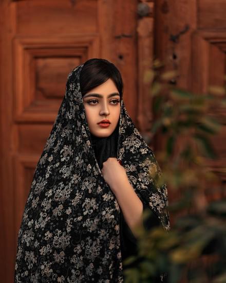 Beautiful Woman Wearing Floral Hijab - Photos by Canva